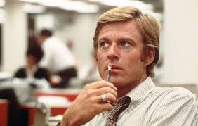 Robert Redford as investigative reporter Bob Woodward from All the President's Men